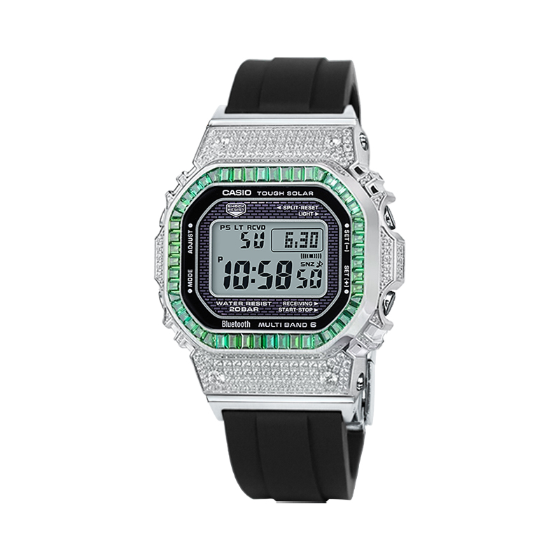 

Casio Часы Retrofit Series с солнечным механизмом, полимерным ремешком, унисекс, серый циферблат