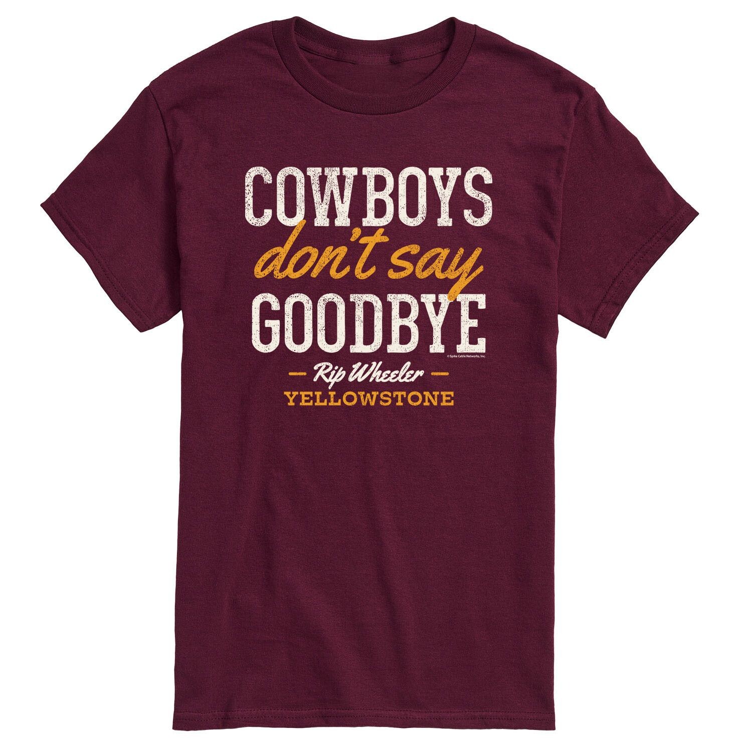 

Мужская футболка Yellowstone Don't Say Goodbye Licensed Character