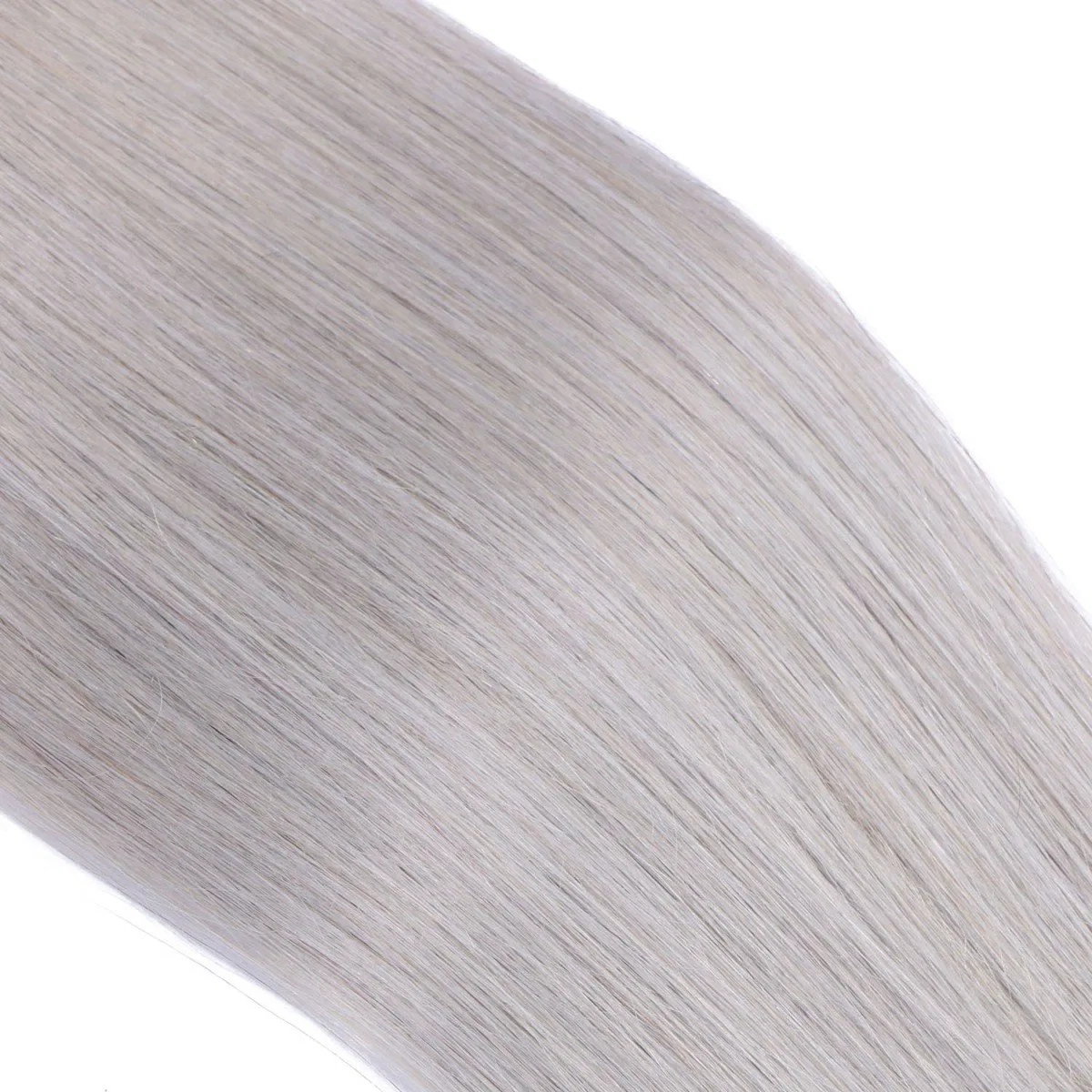 Наращивание волос кератиновое «#1B/Silver Ombre» от NOVON Hair Extension, 60 см, 25 прядей Haar-Profi — фото 4