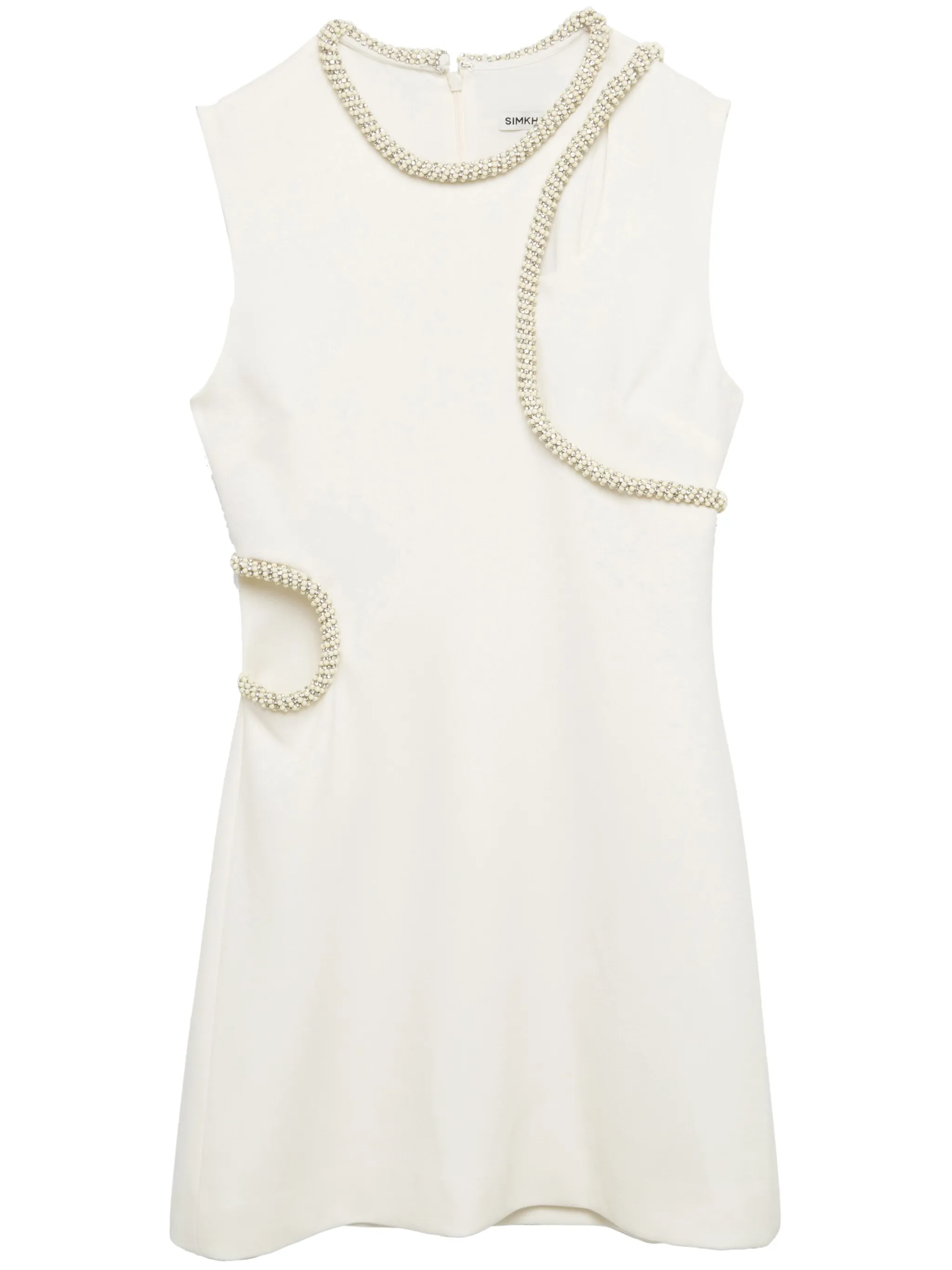 

Платье Kat с кристаллами Simkhai, белый