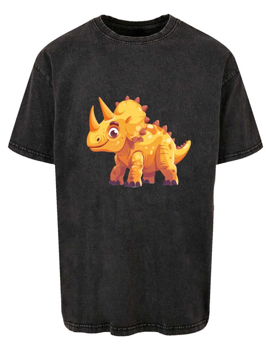 

Рубашка F4NT4STIC Süßer Triceratops Dinosaurier, черный