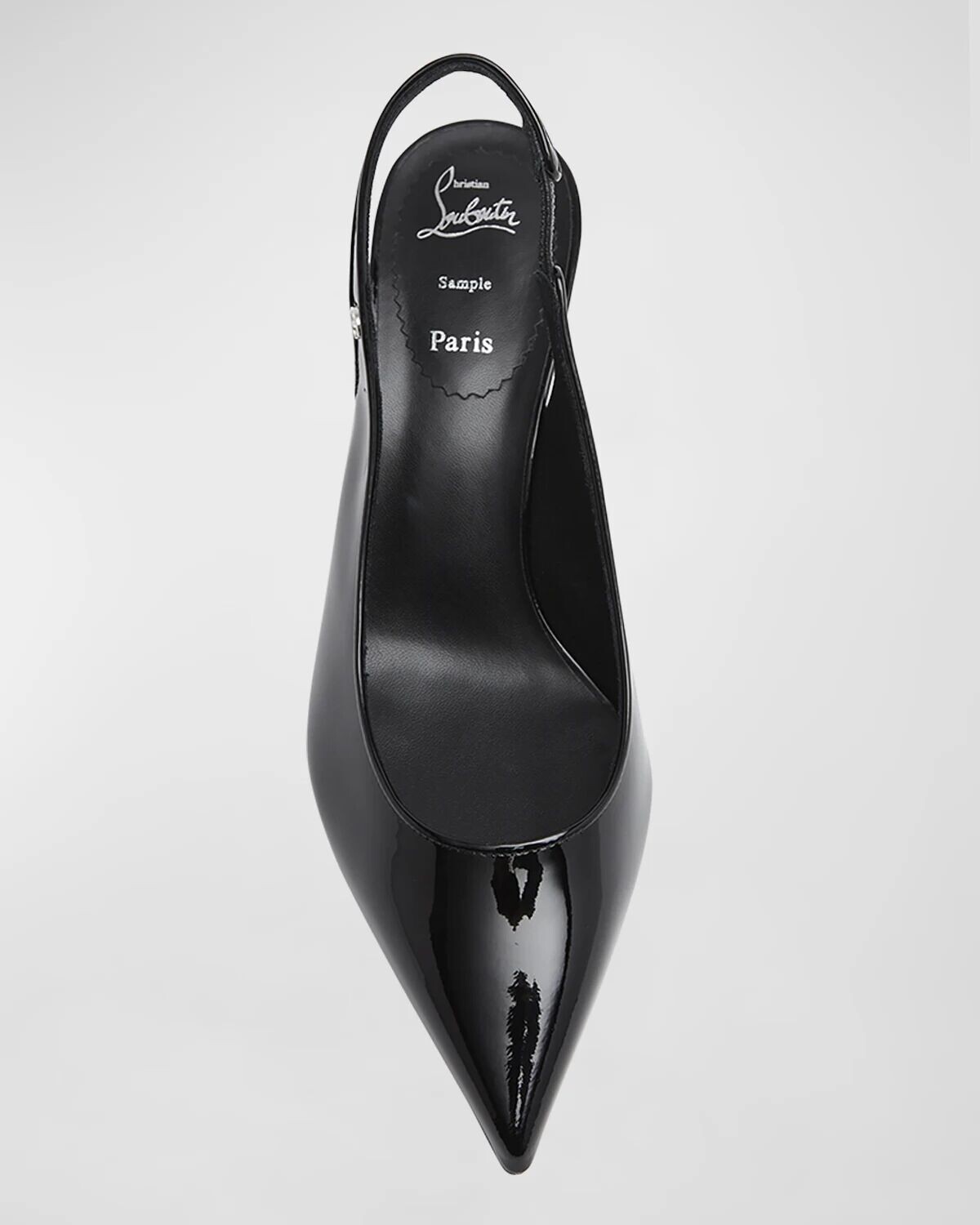 Лакированные туфли Kate Sporty с пяткой на пятке Christian Louboutin, черный — фото 4