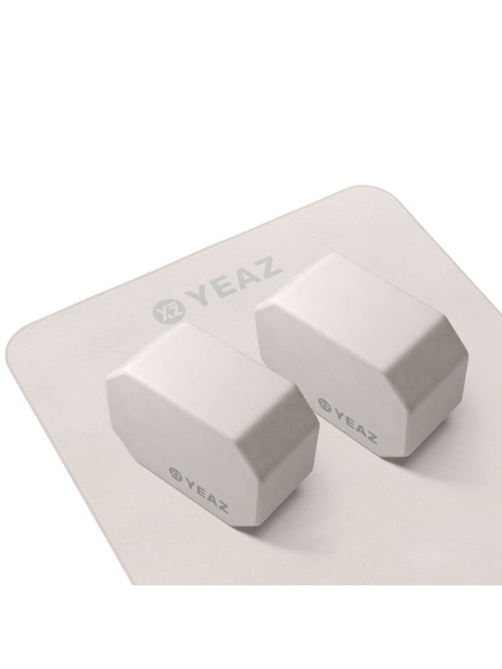 

YEAZ Набор NEXT LEVEL - блоки для йоги и полотенце белого цвета