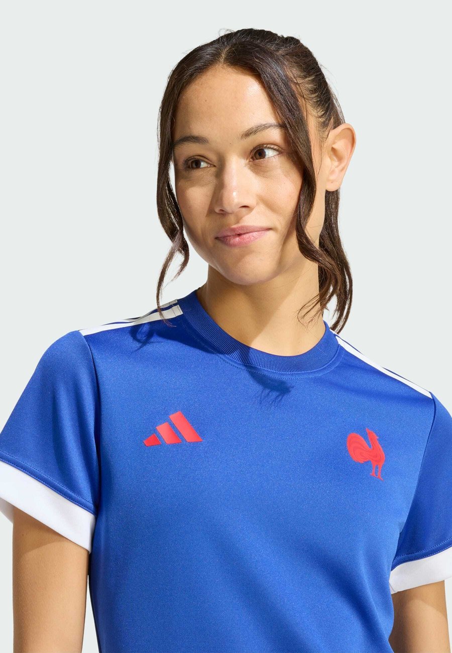 Футболка Adidas Performance FRANCE RUGBY HOME REPLICA SUPPORTER , Semi Lucid Blue/Blue — фото 3