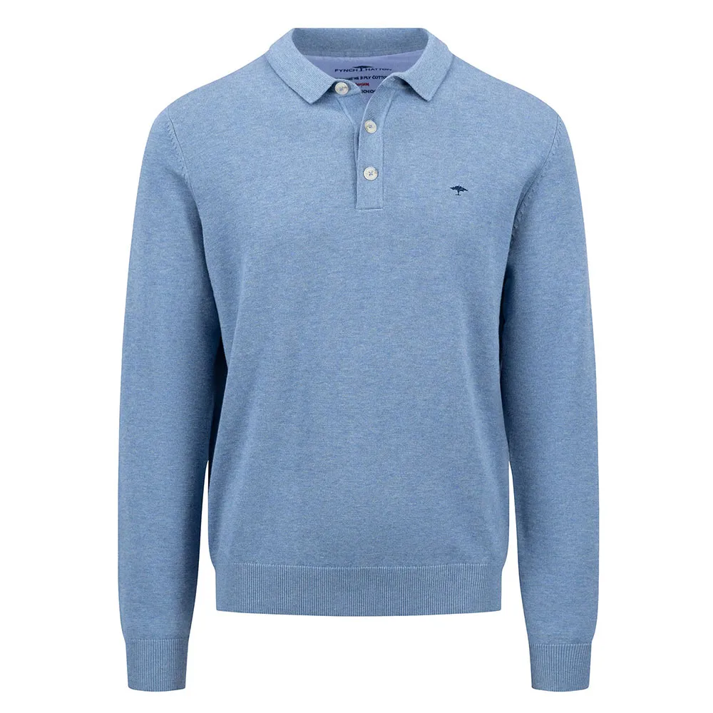 

Поло с длинным рукавом Fynch Hatton 1414240, синий