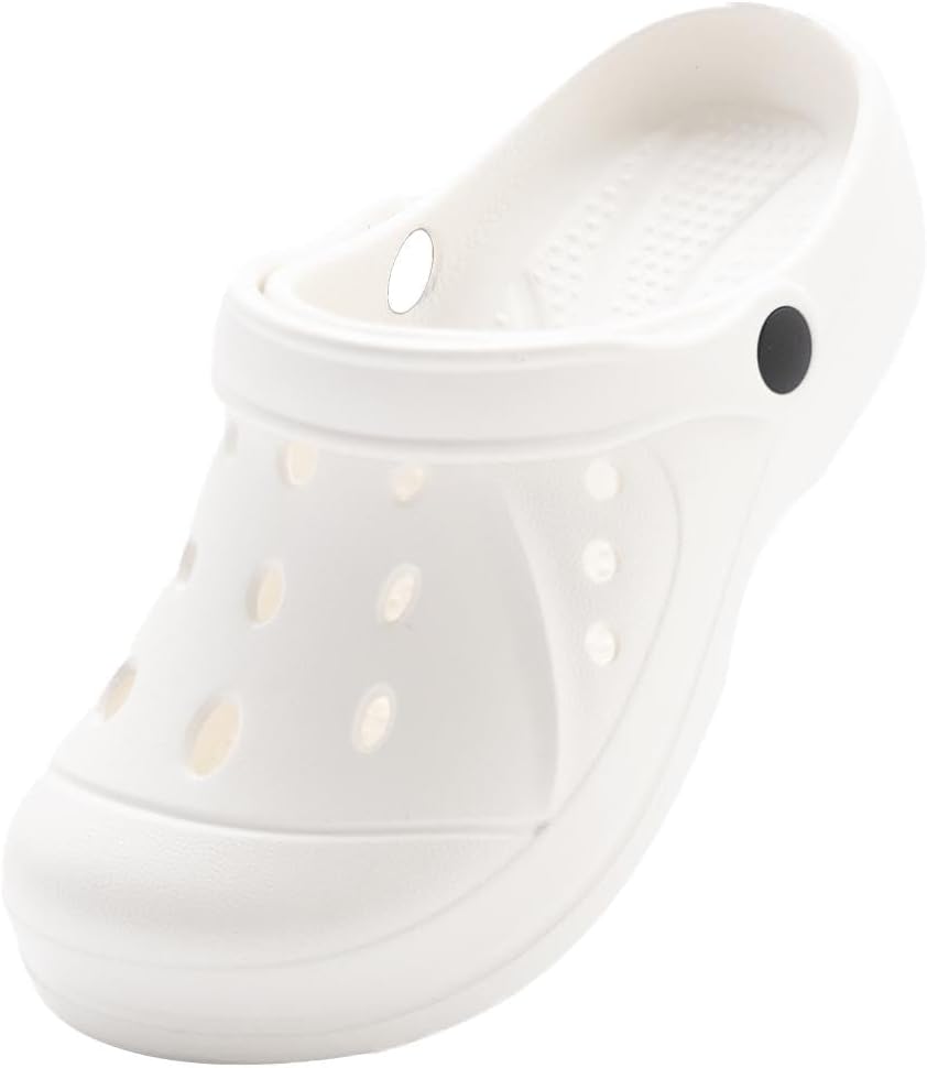 

Мужские и женские садовые сабо с поддержкой свода стопы, удобные сандалии без застежек Steplink, белый