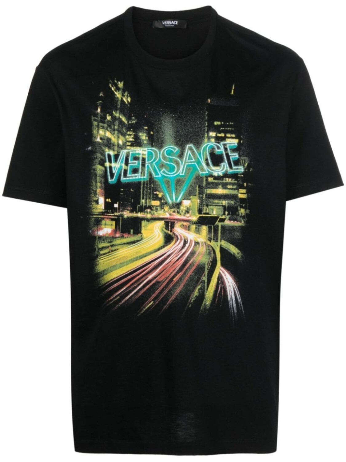 

Versace футболка с логотипом, черный