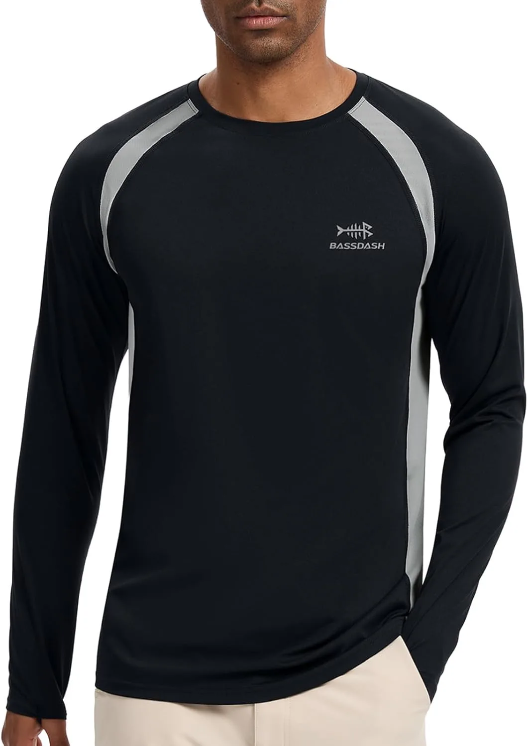 

Мужская футболка BASSDASH с длинным рукавом UPF 50+ для рыбалки и активного отдыха