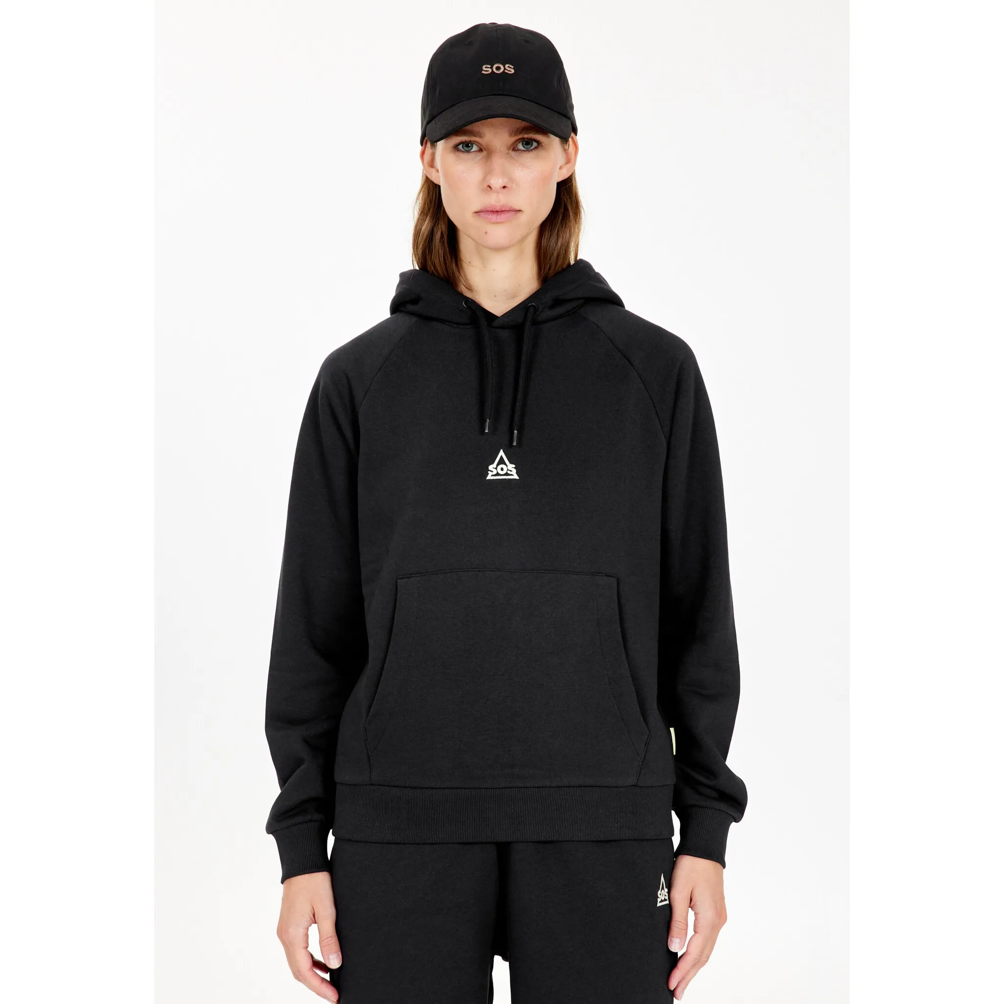 

SOS толстовка "Majella" из мягкого качественного хлопка с капюшоном, черный