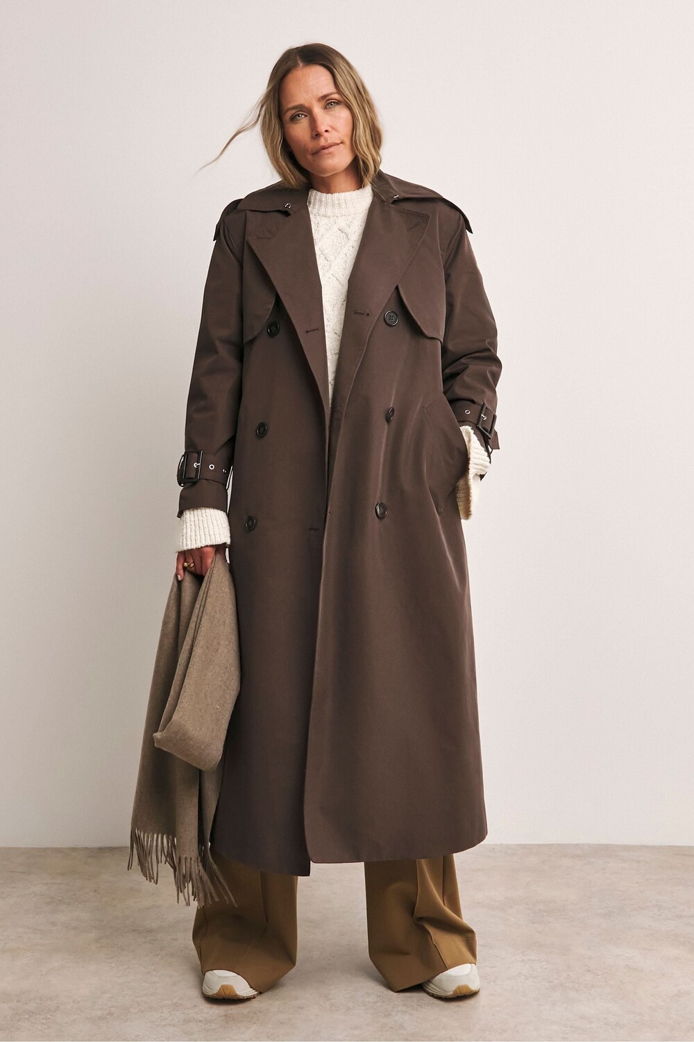 

Антология от elevated traincoat Jd Williams, коричневый