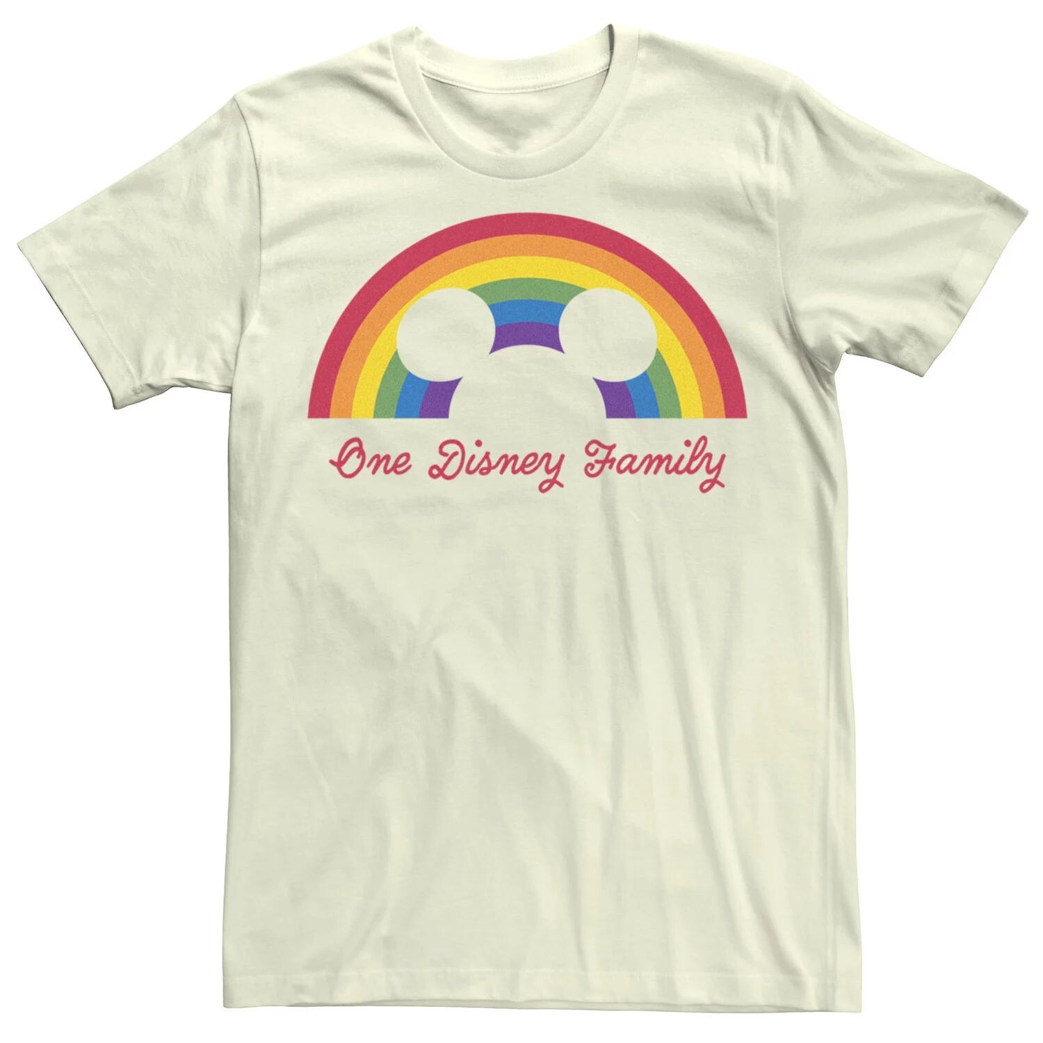 

Мужская семейная футболка Disney Mickey Rainbow Family Licensed Character