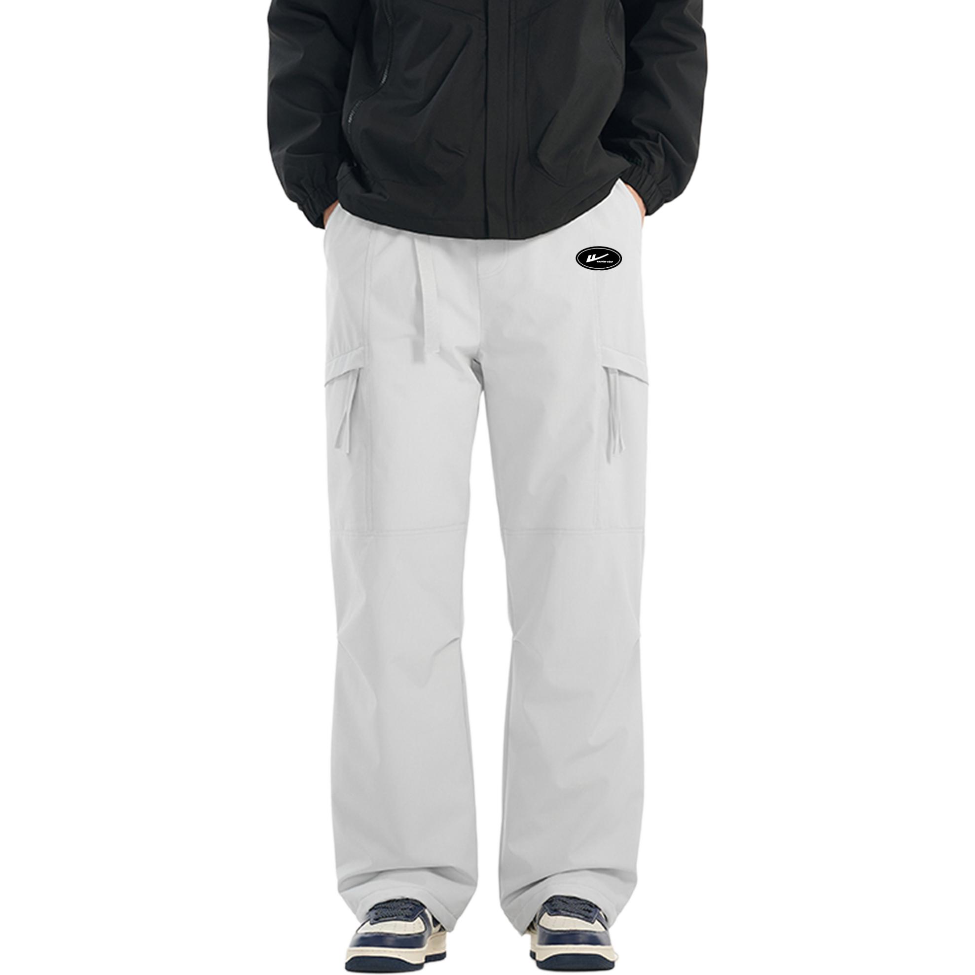 

Пуховик Unisex утепленные и флисовые карго-штаны WARRIOR, snow mountains серый (diy badge)