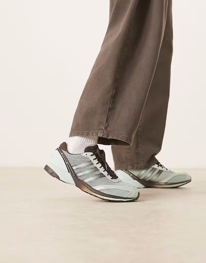 Кроссовки adidas Adios OG коричневого и зеленого цветов Adidas Originals — фото 3