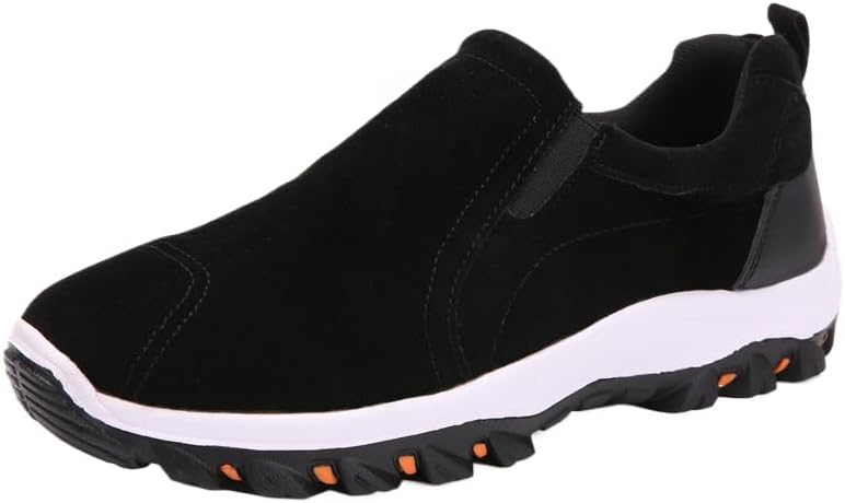 

Мужские легкие модные кроссовки для улицы, удобные на каждый день, без шнурков, для прогулок Hhhchpm, черный