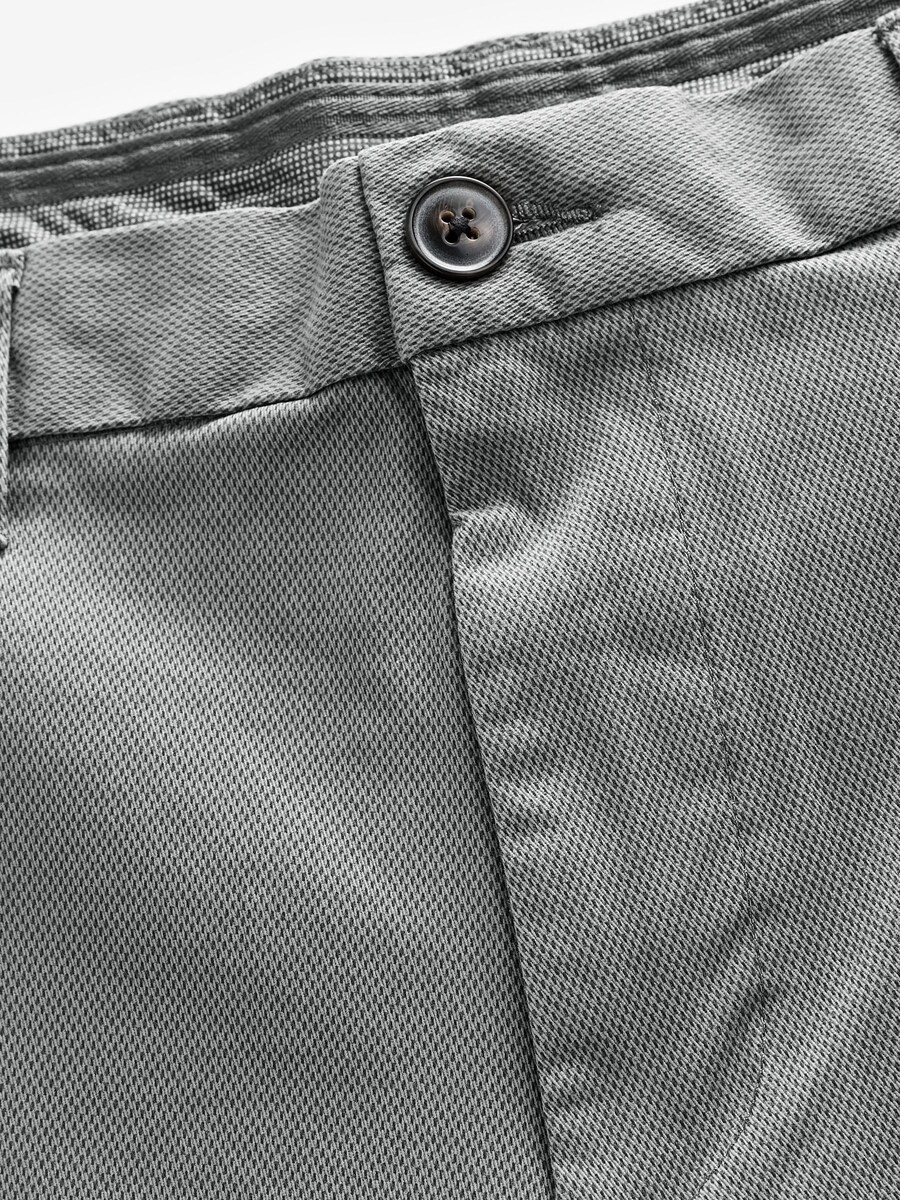Брюки чинос Next Slim fit Chino Pants, цвет grey/light grey — фото 4