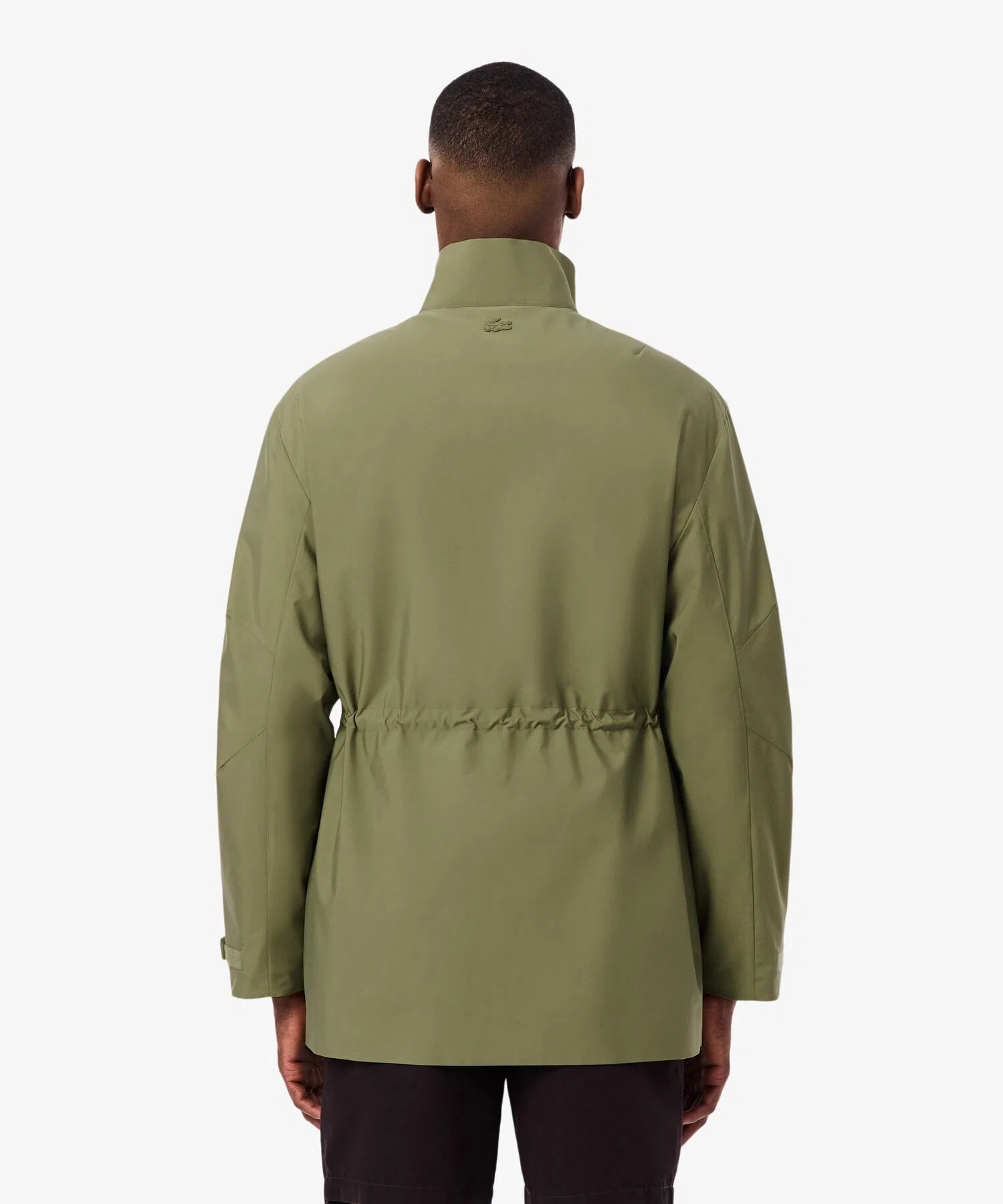Мужская милитари-куртка LACOSTE M-65, полиэстер, зелёный мох — фото 4