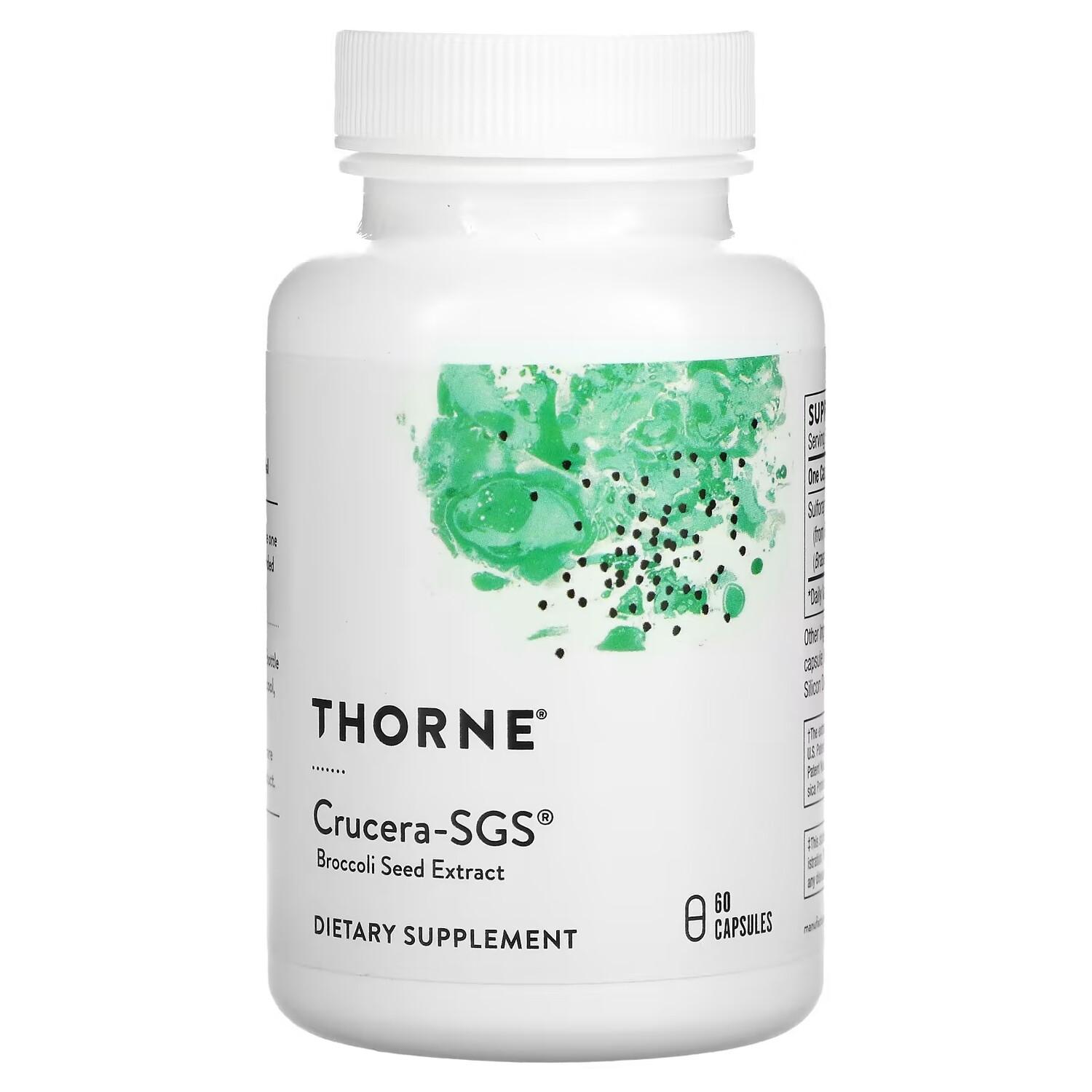 

Добавка Thorne Crucera-SGS с экстратом семян броколи, 60 капсул