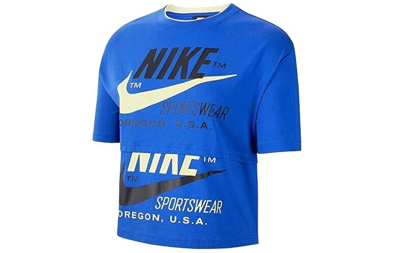 

Футболка женская синяя Nike