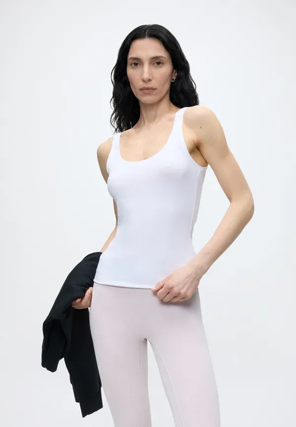 Леггинсы Adidas Performance All Me Rib 7/8, сиреневый — фото 4
