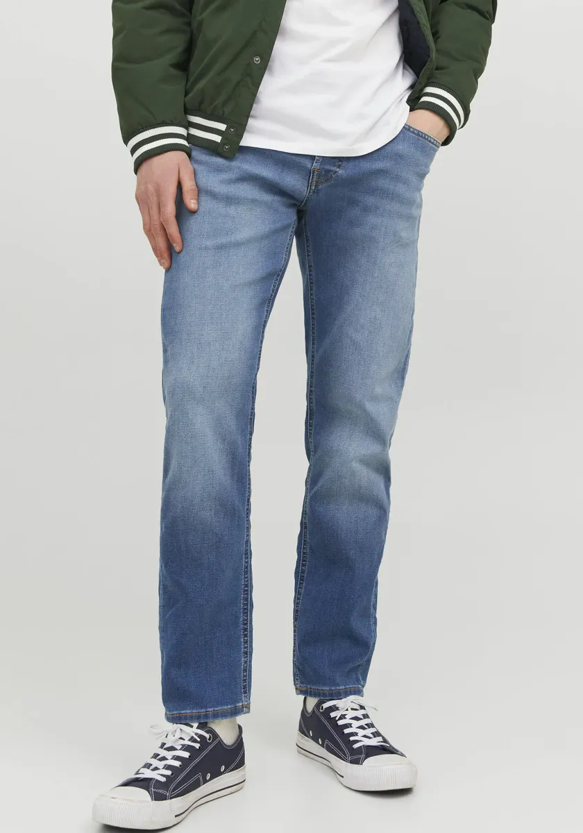 

Зауженные джинсы Jack & Jones "JJIMIKE JJORIGINAL MF 506 I.K", синий