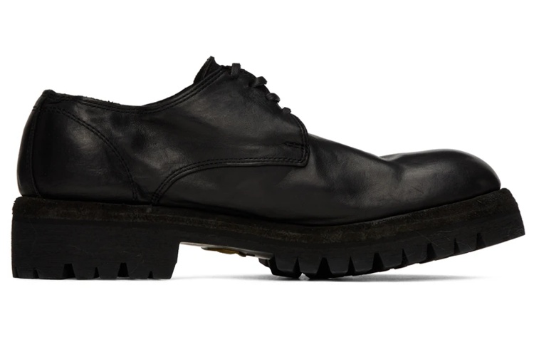 Дерби туфли классические туфли унисекс black GUIDI, Original Shoe Box Included — фото 4