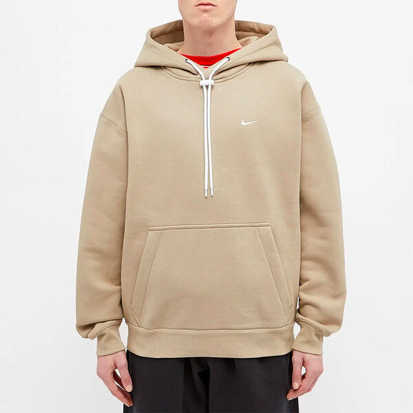 Толстовка Nike Casual Sports Drawstring Fleece Lined Long Sleeves Khaki, хаки — фото 3