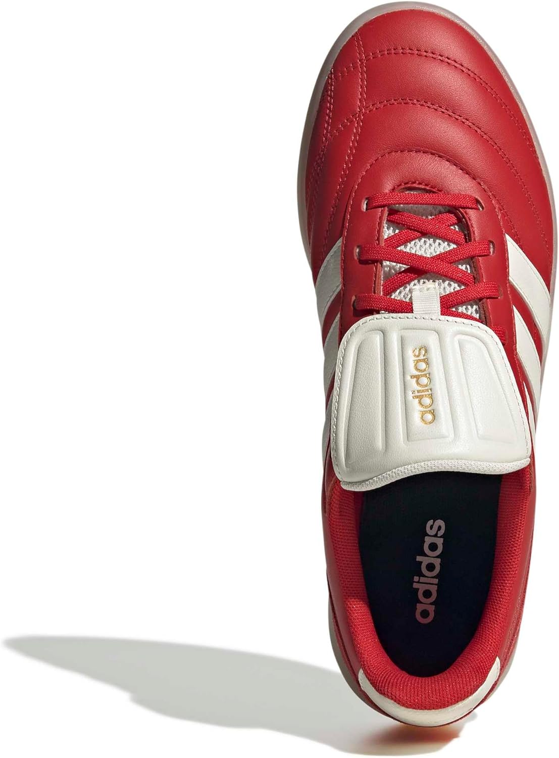 Мужские кроссовки adidas Barreda Mundial, слоновая кость/золотой/алый — фото 2