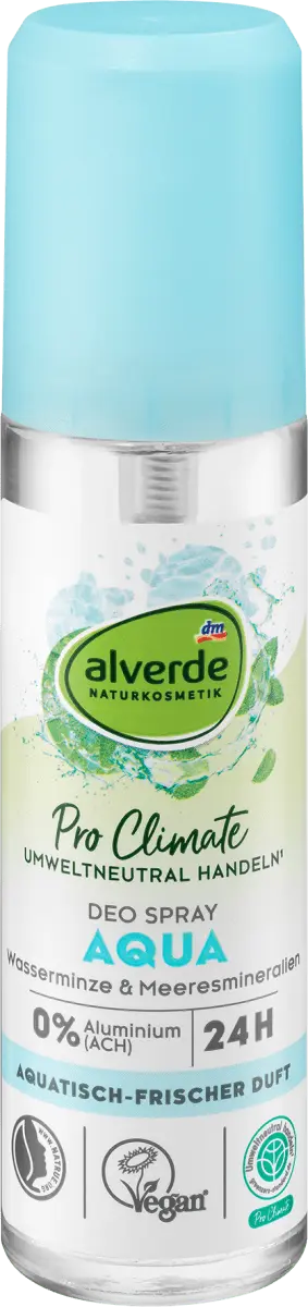 

Део-спрей Aqua Wasserminze Meeresmineralien 750мл alverde NATURKOSMETIK