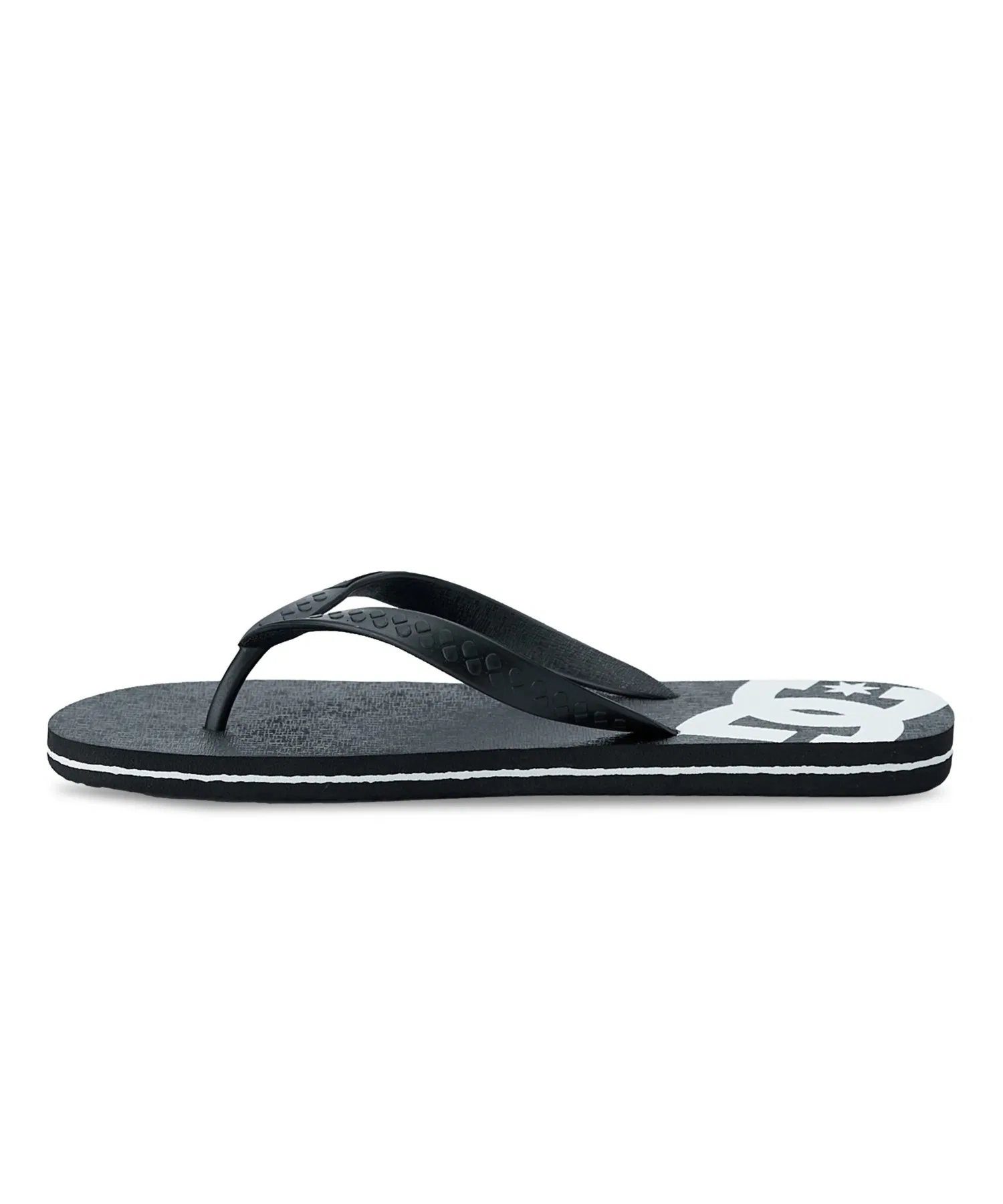 Мужские пляжные сланцы DC SHOES 3P-SLIP чёрно-белые — фото 4