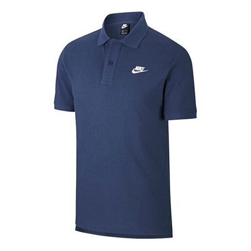 

Футболка nsw ce polo matchup casual sports lapel short sleeve polo shirt blue Nike, синий