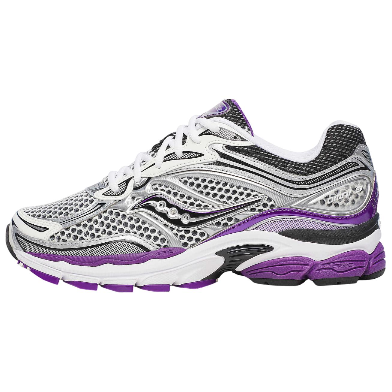 

ProGrid Omni 9 Белый Черный Серебристый Фиолетовый Saucony, серебряный/фиолетовый
