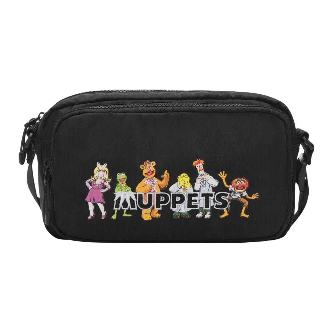 

Сумка-мессенджер LiNing Disney/Disney Muppet Comet Products из ткани, через плечо, унисекс, черная