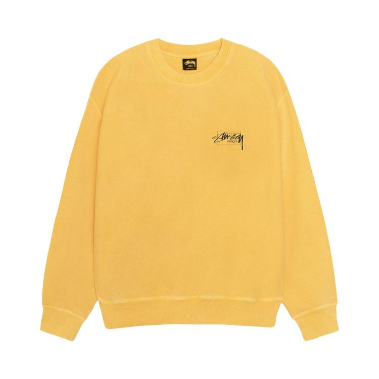 

Свитер Stussy Modern Age Crew Pigment Dyed, Yellow