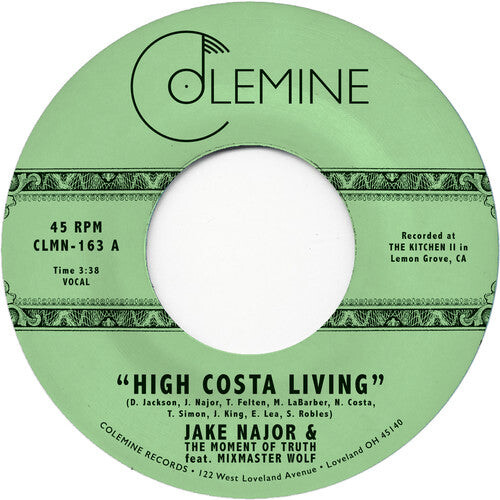 

Сингл 7" Jake Najor Feat. Mixmaster Wolf: High Costa Living / Grab A Soda