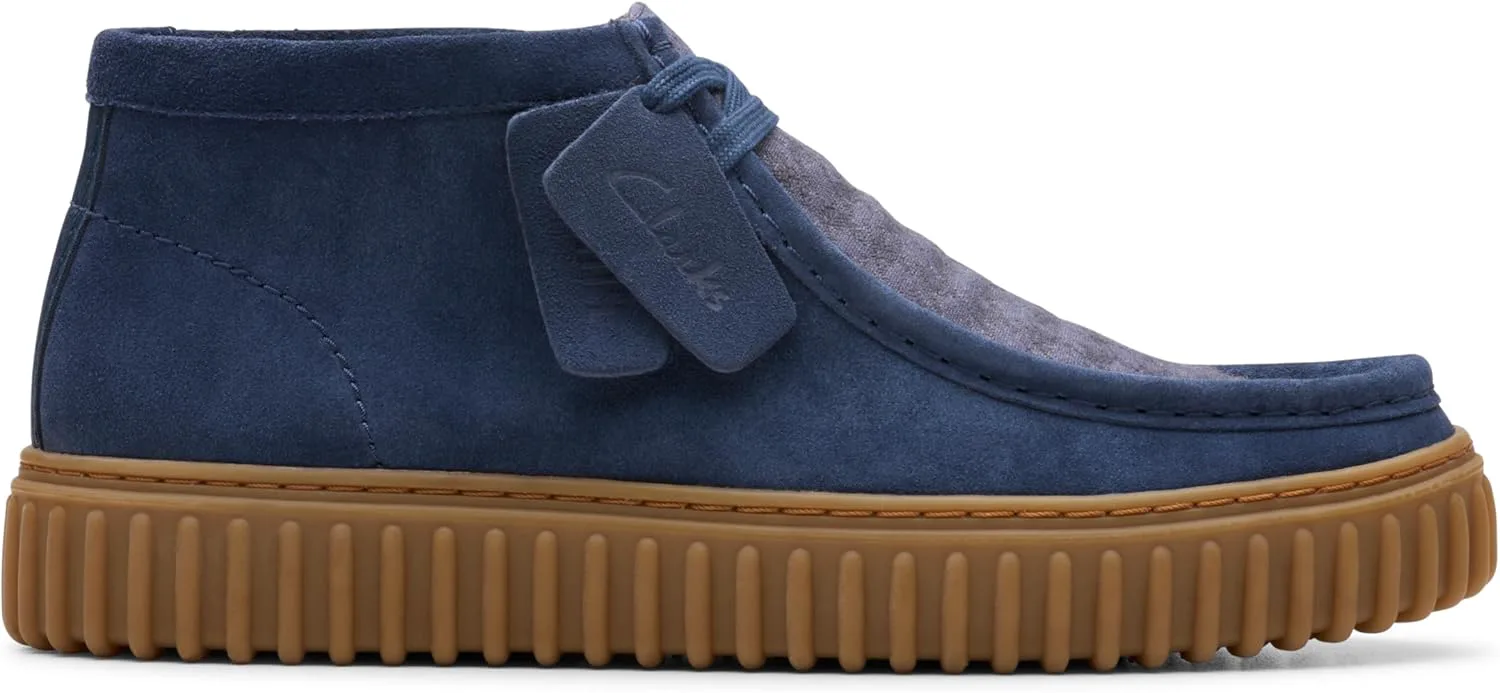 Мужские ботинки Clarks Torhill Hi, темно-синий — фото 2