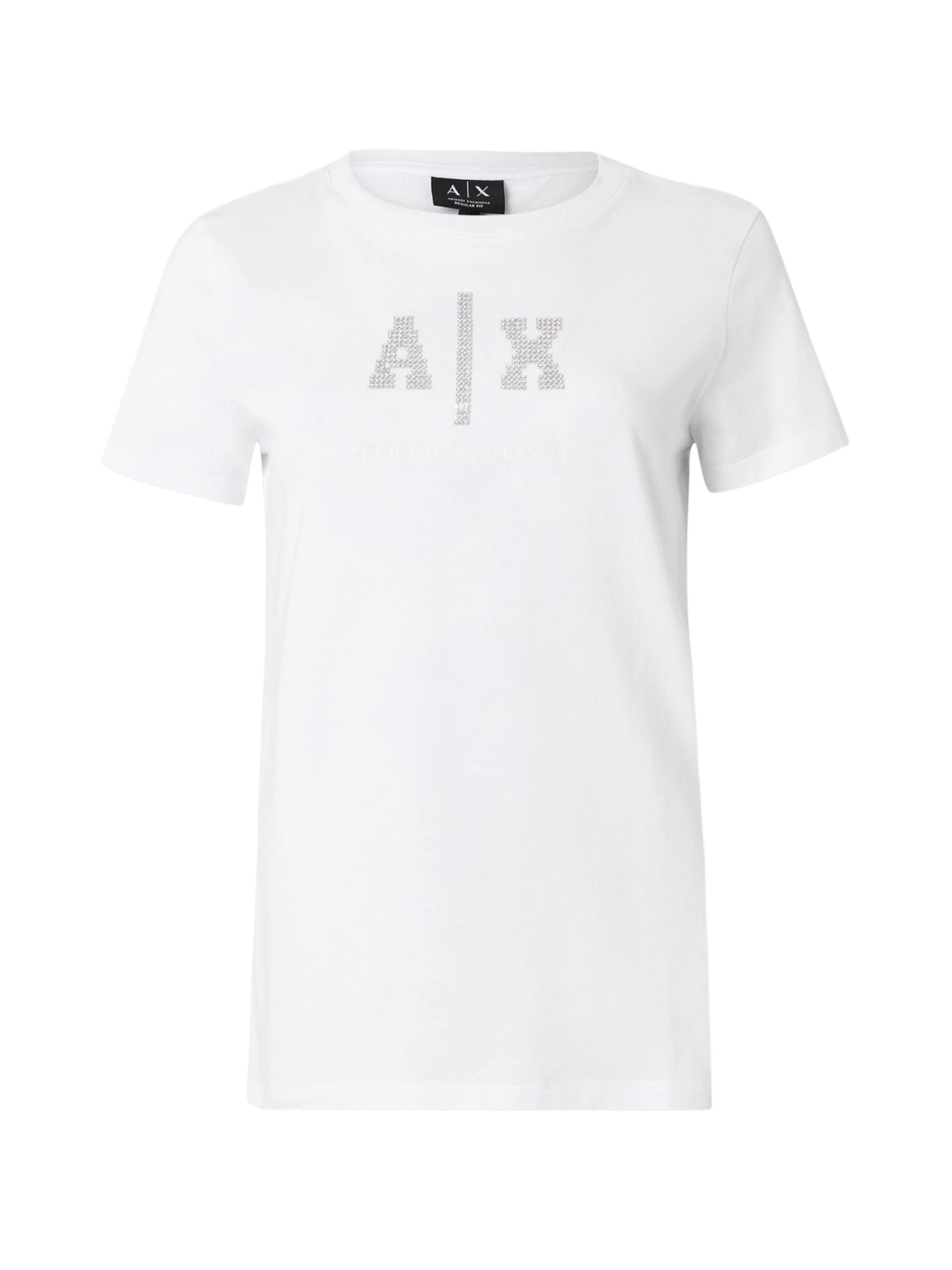 

ARMANI EXCHANGE Футболка в белом цвете