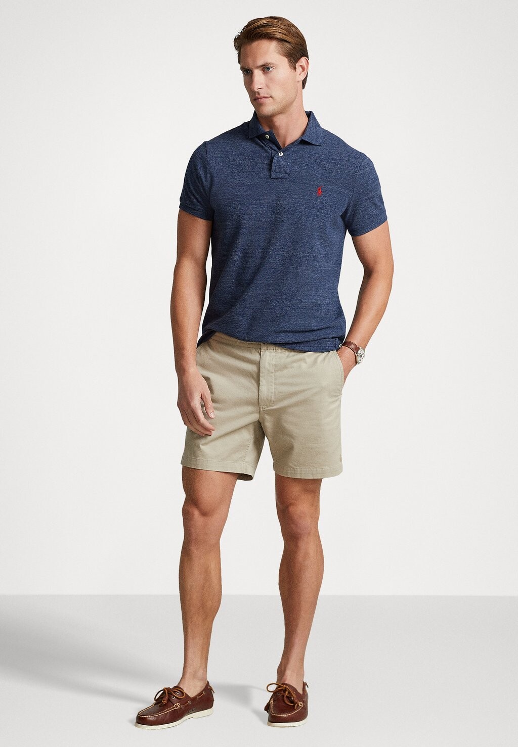 Рубашка-поло SLIM FIT Polo Ralph Lauren, классический королевский вереск — фото 2