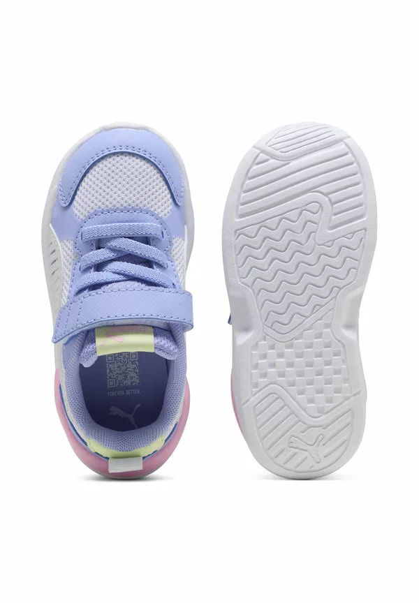 Рентген 3 детские туфли Puma, White-Silver Mist-Intense Lavender — фото 3