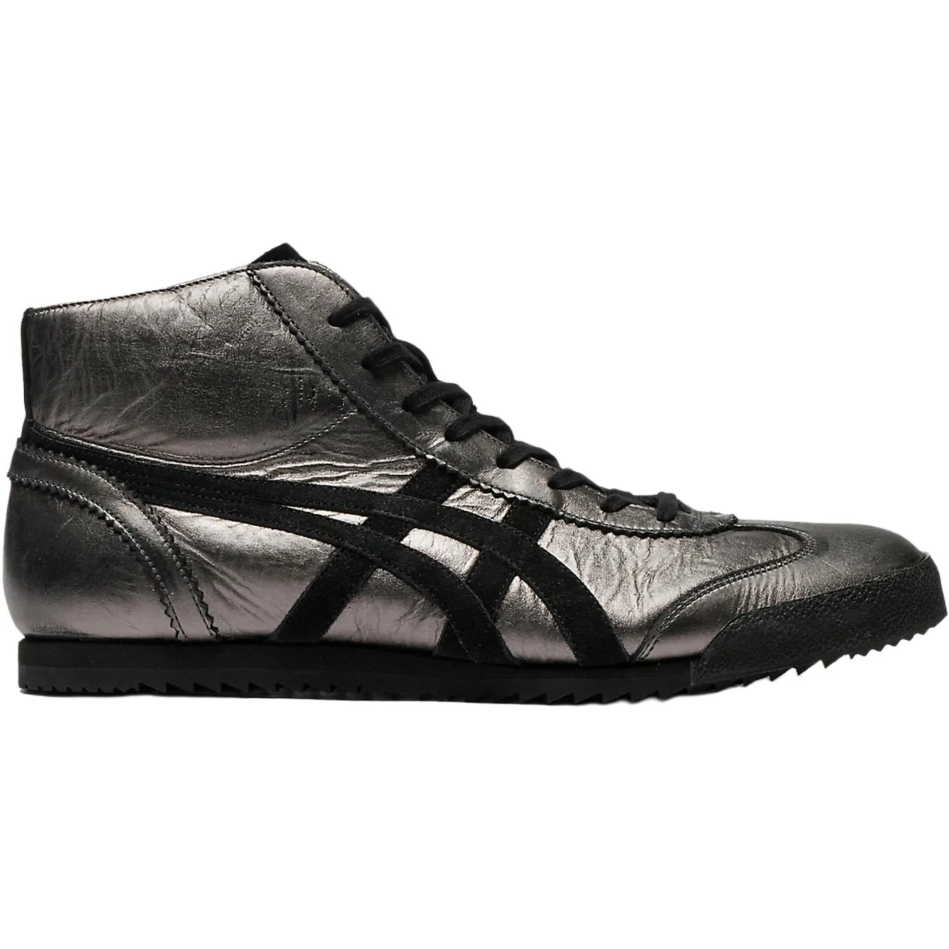 Onitsuka Tiger Mexico Mid Runner Deluxe Gunmetal Black — фото 3
