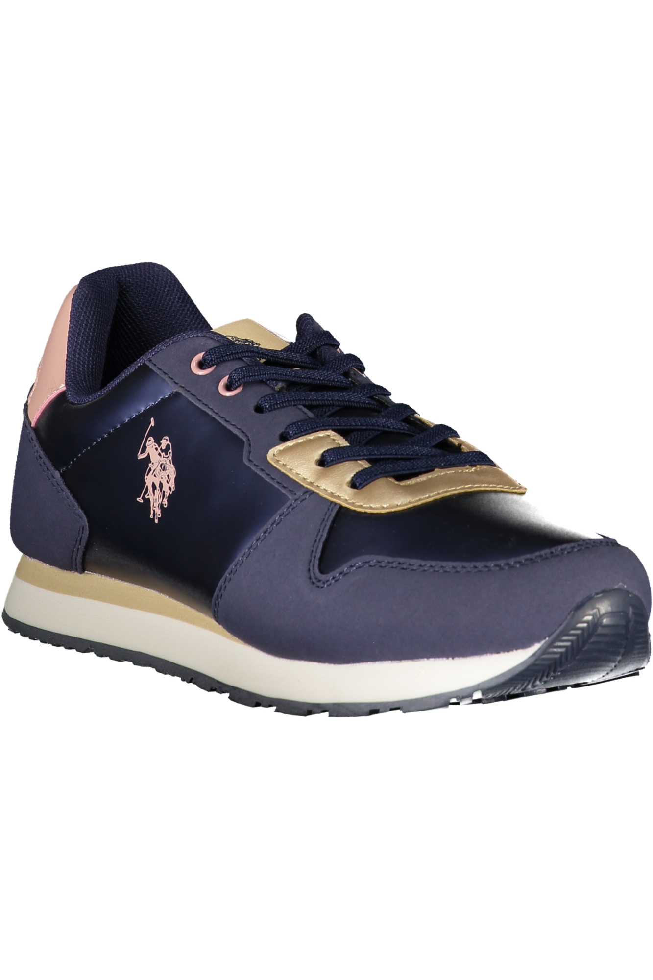Кроссовки U.S. Polo Assn. для женщин, синий / розовый — фото 3