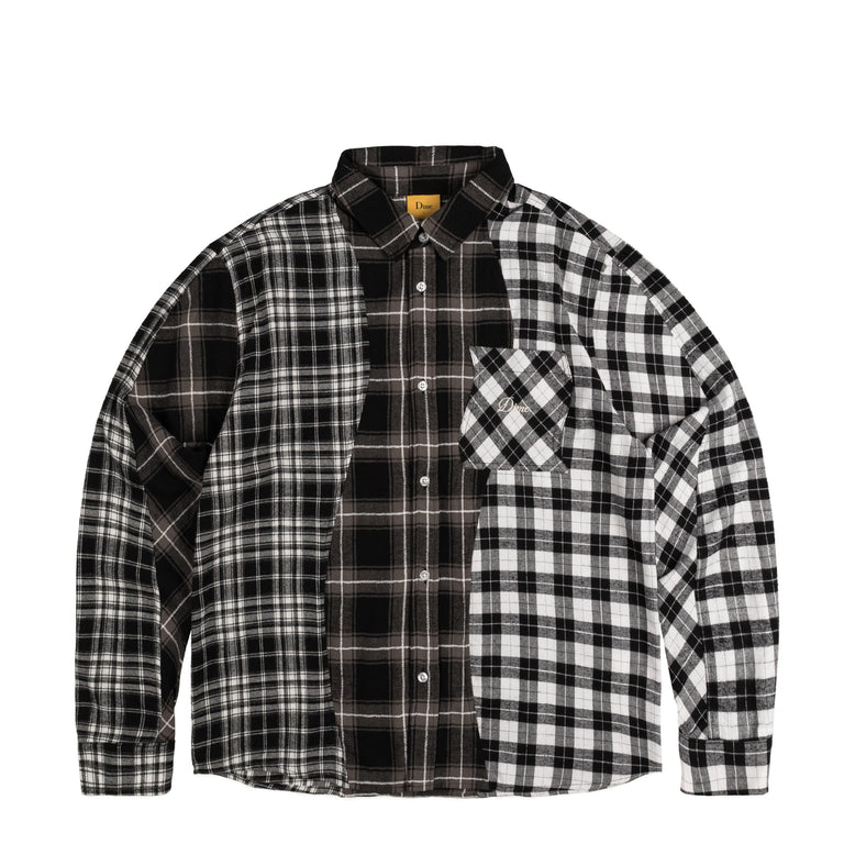 

Рубашка triple plaid shirt Dime, черный