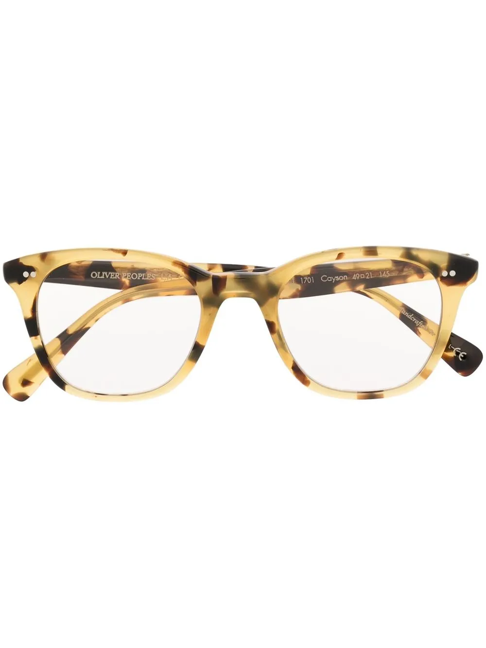 

Очки Cayson в квадратной оправе Oliver Peoples, коричневый