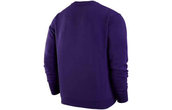 Толстовка Nike NBA Los Angeles Lakers Courtside Casual Sports Printing Fleece Long Sleeves Purple, фиолетовый — фото 2