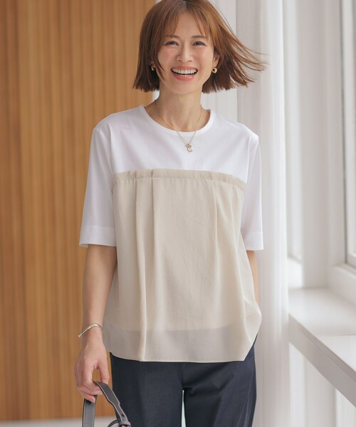 

Трикотажная футболка-бюстье J.PRESS, бежевый