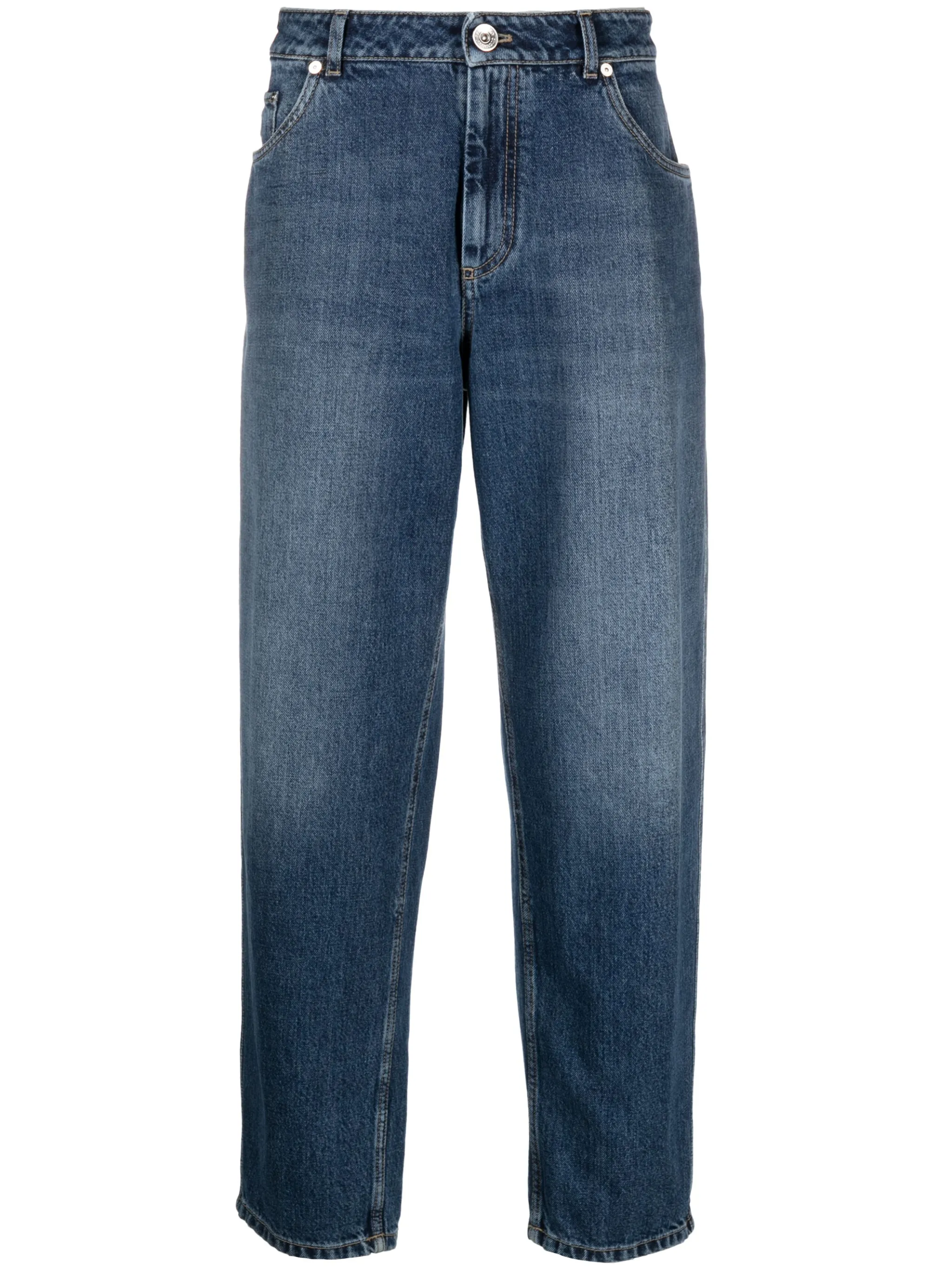 

Прямые джинсы Brunello Cucinelli, синий