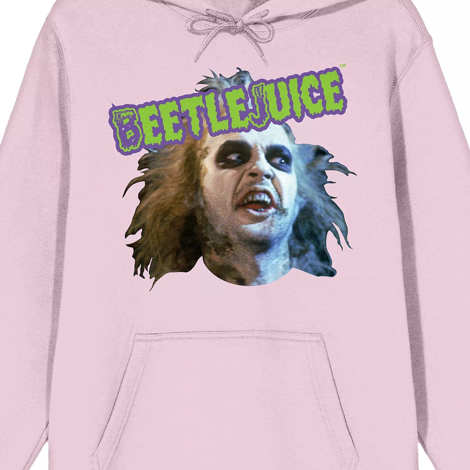 

Мужская толстовка с капюшоном с изображением лица Beetlejuice Licensed Character