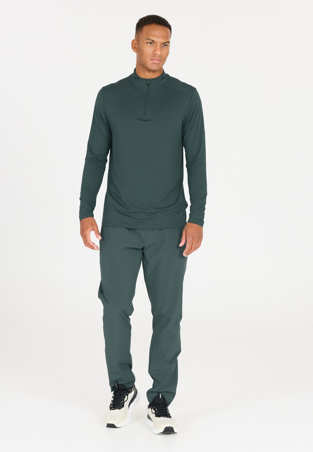 

Топ с длинными рукавами MIDLAYER ARMIN Endurance, темно-зеленый