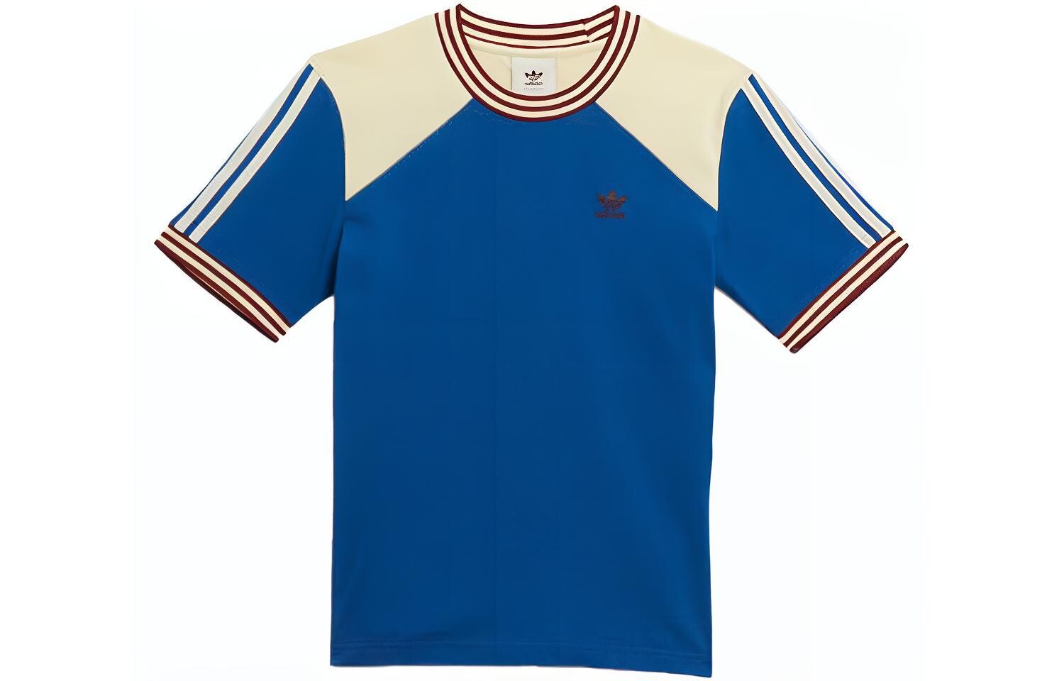 

Футболка Wales Bonner Co-brand для мужчин, темно-синяя Adidas Originals, синий