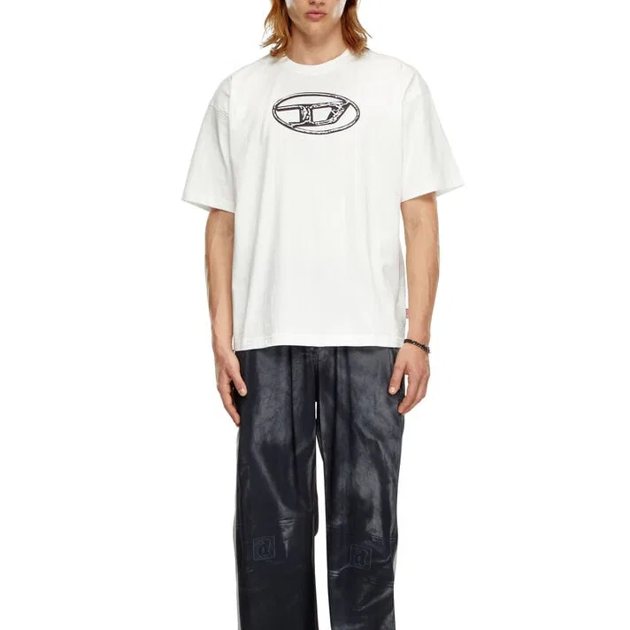 Футболка DIESEL T Boxt Q22 Faded White — фото 3