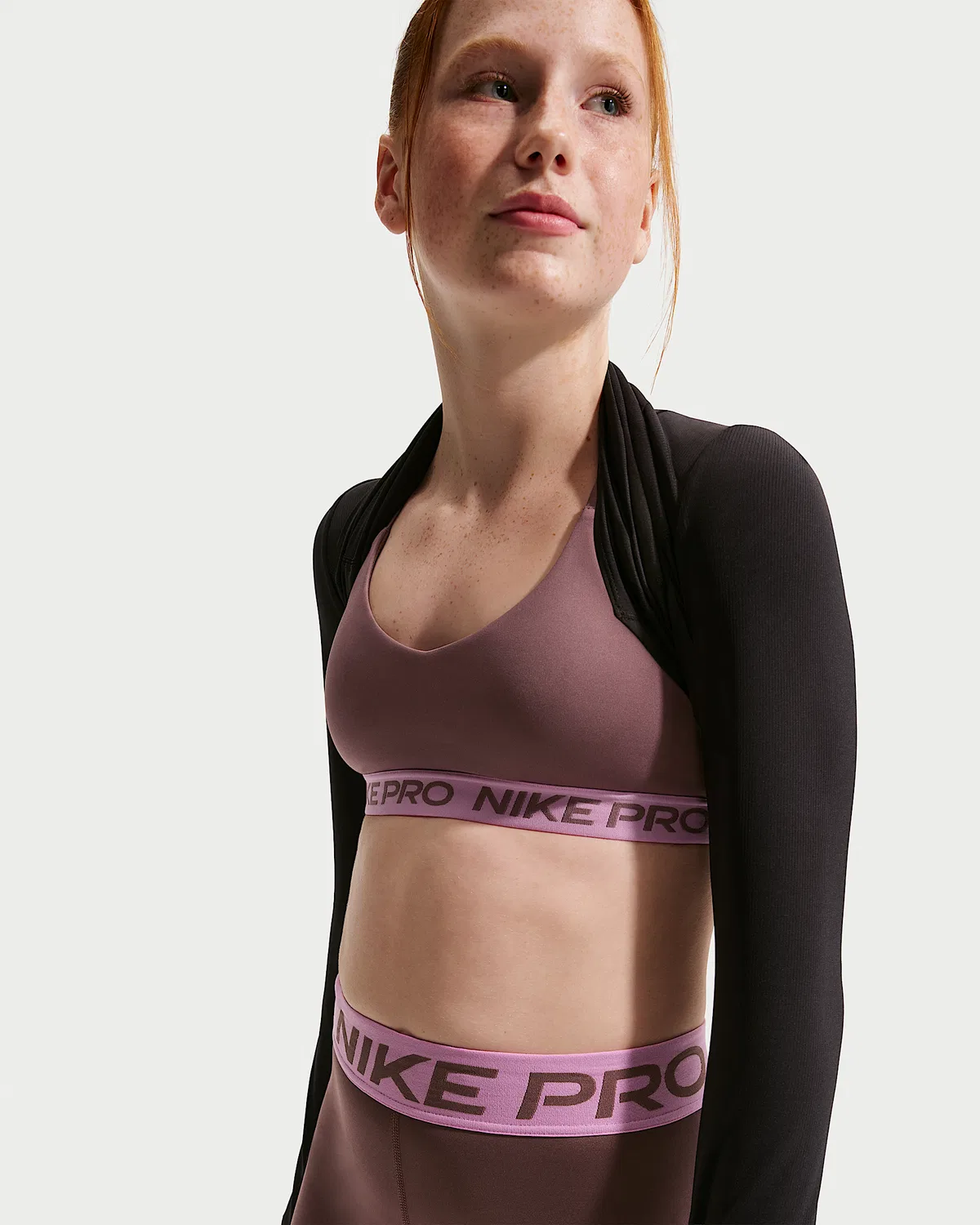 Детский (девичий) бюстгальтер Nike Pro Indy, Tattoo — фото 3